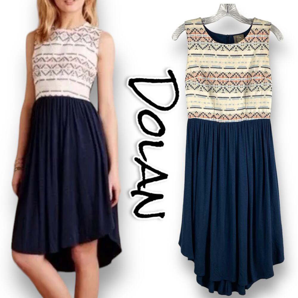 Dolan Left Coast Anthropologie Southwestern Print Dress Women’s Size XS